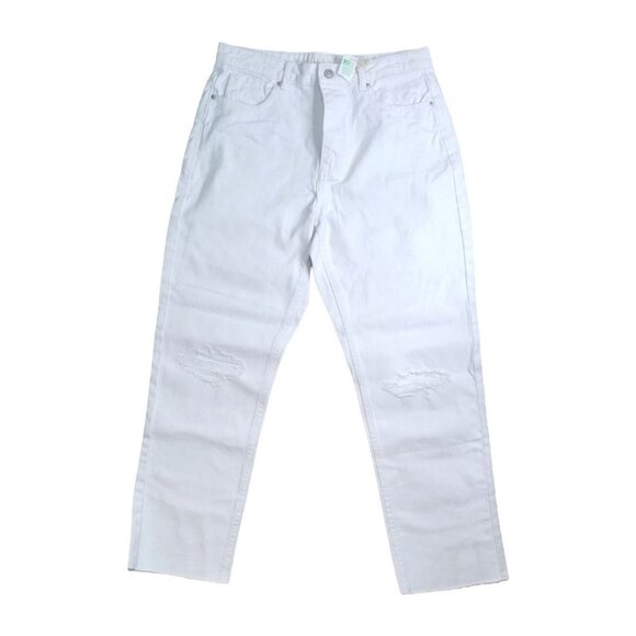Vanilla Star Denim - NWT Vanilla Star White 100% Cotton Mom Jeans 7